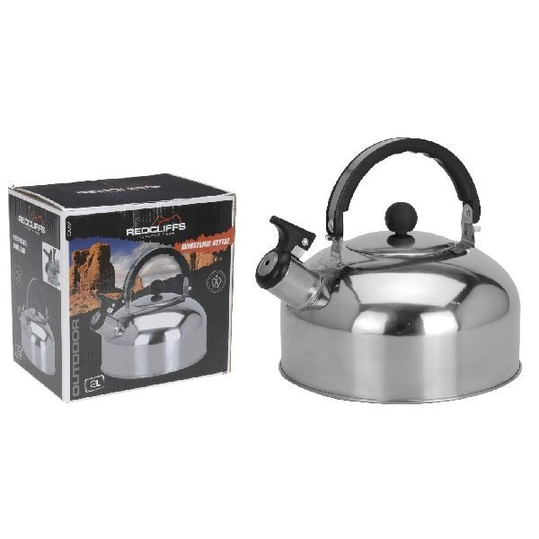Bouilloire sifflante Basic Redcliffs 2l inox