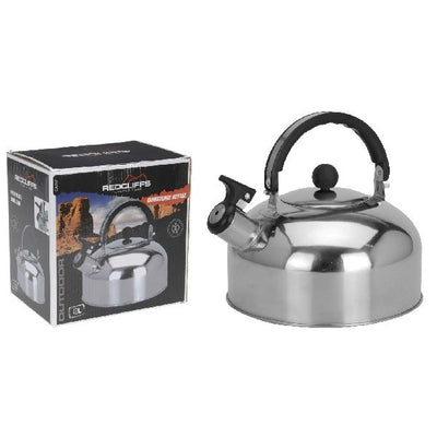 Bouilloire sifflante Basic Redcliffs 2l inox