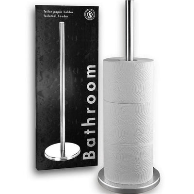 Solutions de salle de bain porte-rouleau de toilette debout en acier inoxydable