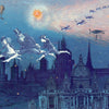 Carte postale illustrée cd01 : vol de nuit. 6 pièces