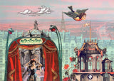 Carte postale illustrée cd02 : métropolitain 6 pcs - afbeelding 1