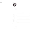 Carte postale illustrée cd06 : constellation 6 pcs