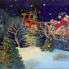 Carte postale illustrée cd09: Noël sle 6 pcs