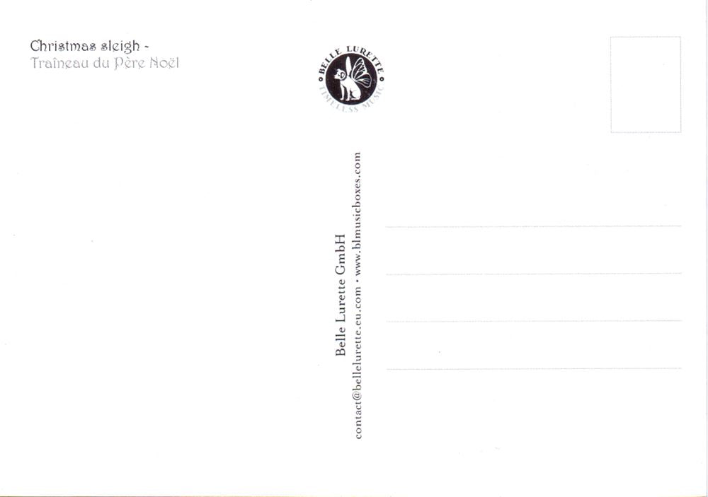 Carte postale illustrée cd09: Noël sle 6 pcs