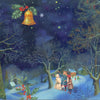 Carte postale illustrée cd11: Noël sno 6 pcs