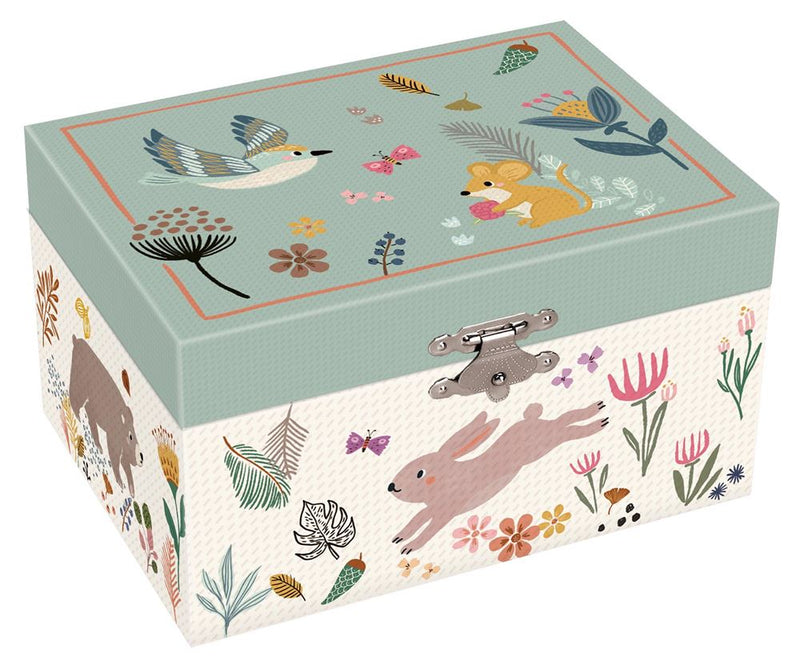 Boîte à bijoux avec musique. oiseau. 3+