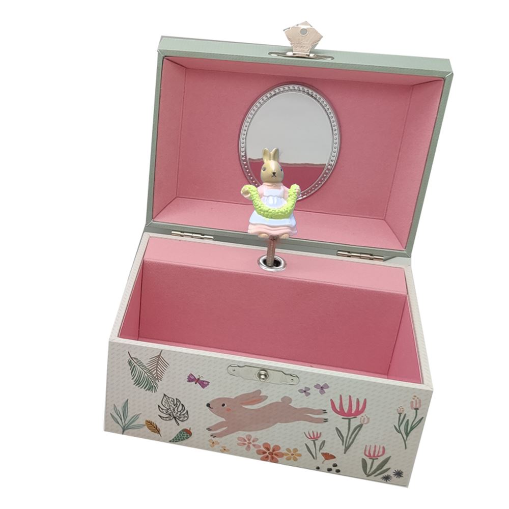 Boîte à bijoux avec musique. oiseau. 3+
