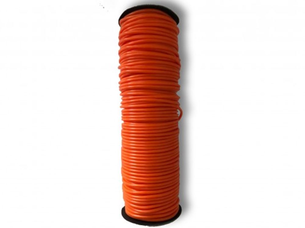Rouleau de corde à sauter 4 mm, orange. 100 mètres