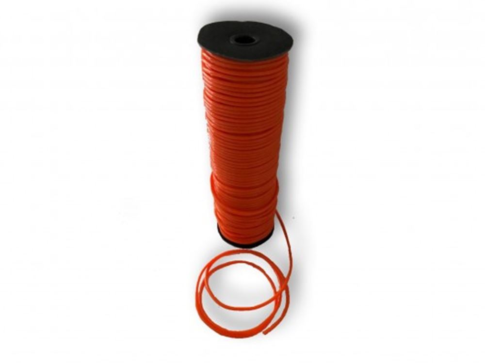 Rouleau de corde à sauter 4 mm, orange. 100 mètres