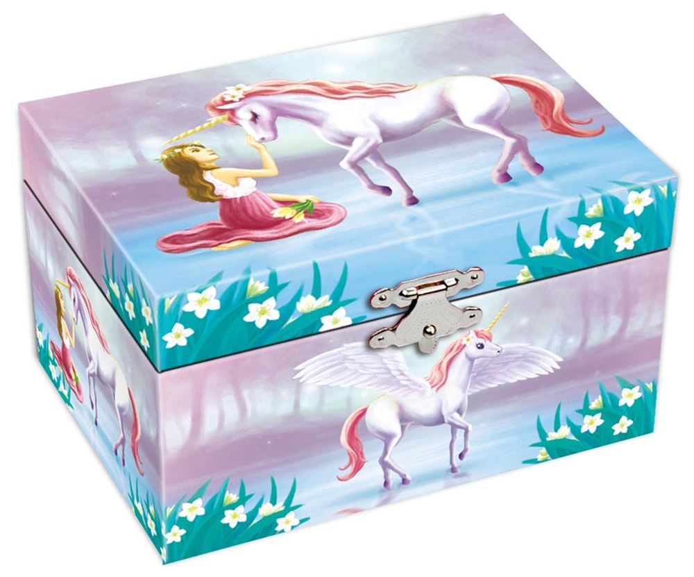 Boîte à bijoux avec musique. licorne. 3+