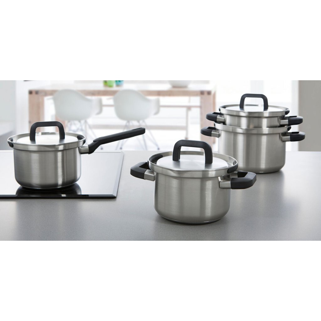 BK BK Flow Cool Pan Set 4 pièces en acier inoxydable