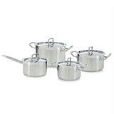 BK Precision Pan Set 4 pièces en verre en acier inoxydable en verre - afbeelding 1