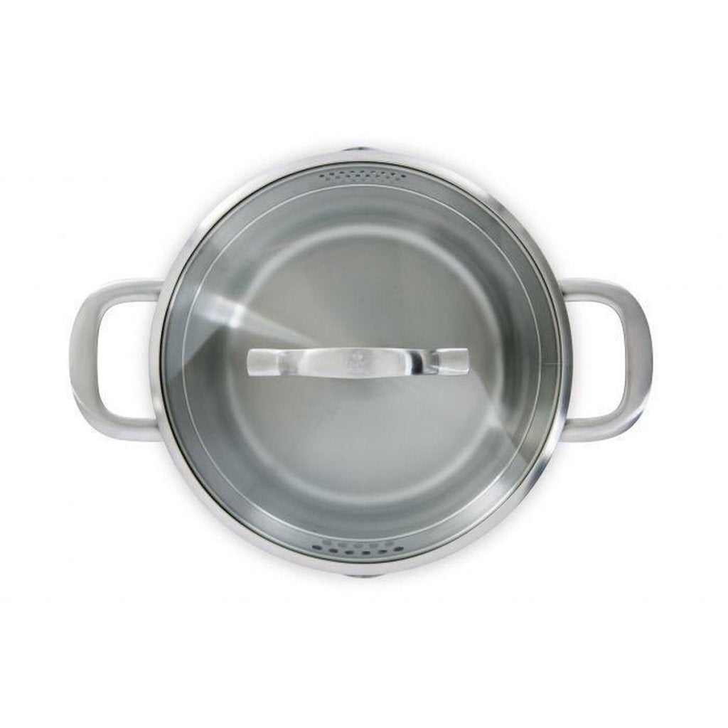 BK BK Wave Soup Pan de 24 cm Verre en acier inoxydable