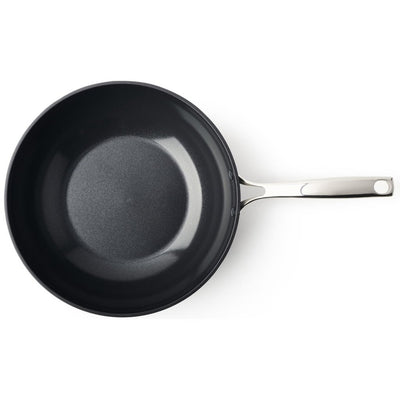Bk supérieur en céramique wokpan 30 cm noir