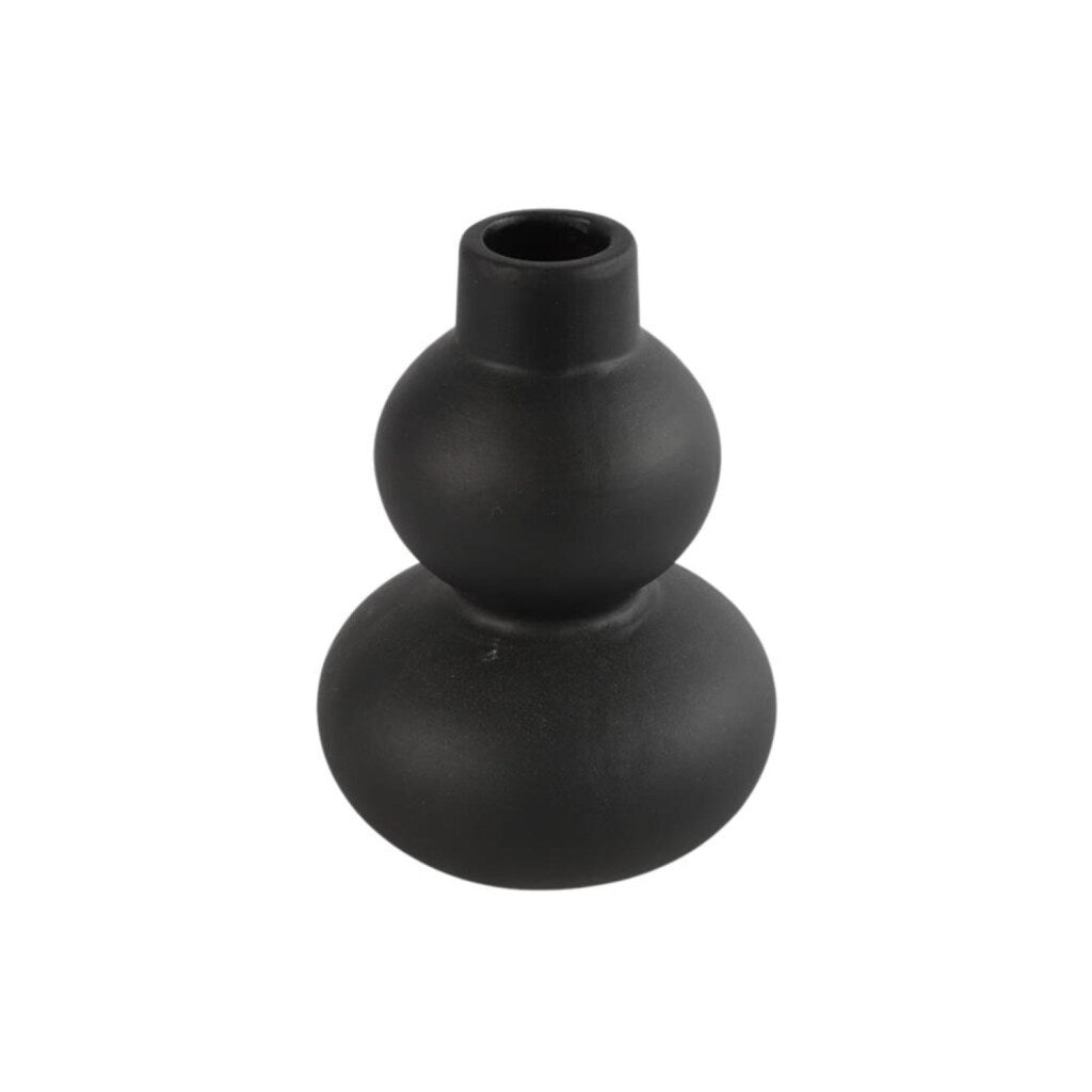 Vase divers Abigail noir 15 cm