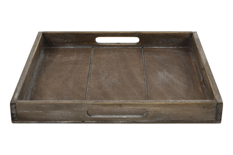 Countryfield Claudina plateau en bois s 30x30cm marron