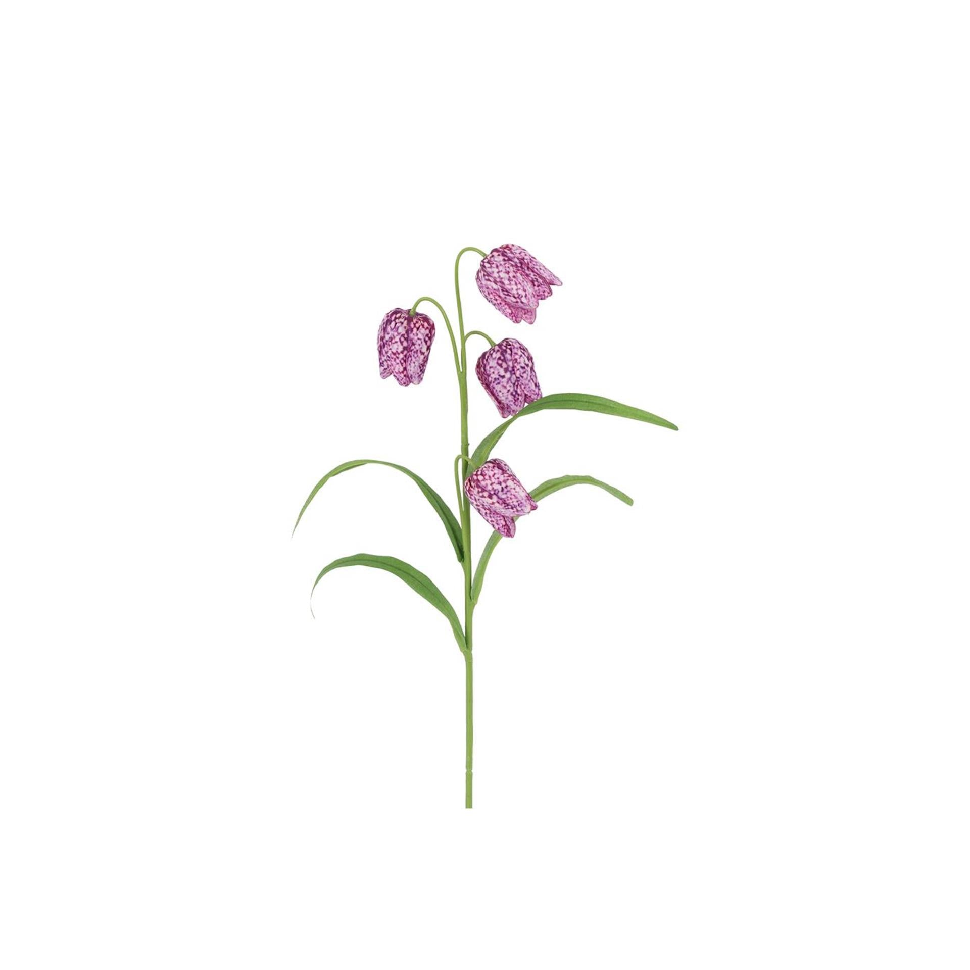 Countryfield fleur artificielle fritillaria m violet h57cm