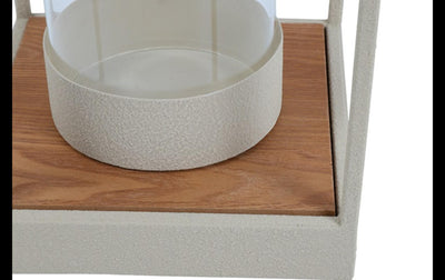 Lanterne Countryfield métal crème h71cm