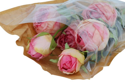 Countryfield bouquet artificiel belle rose h55c