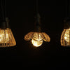 Lampe à suspension LED Countryfield marron h16cm