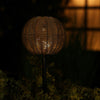 Lampe de table solaire Countryfield marron h30cm