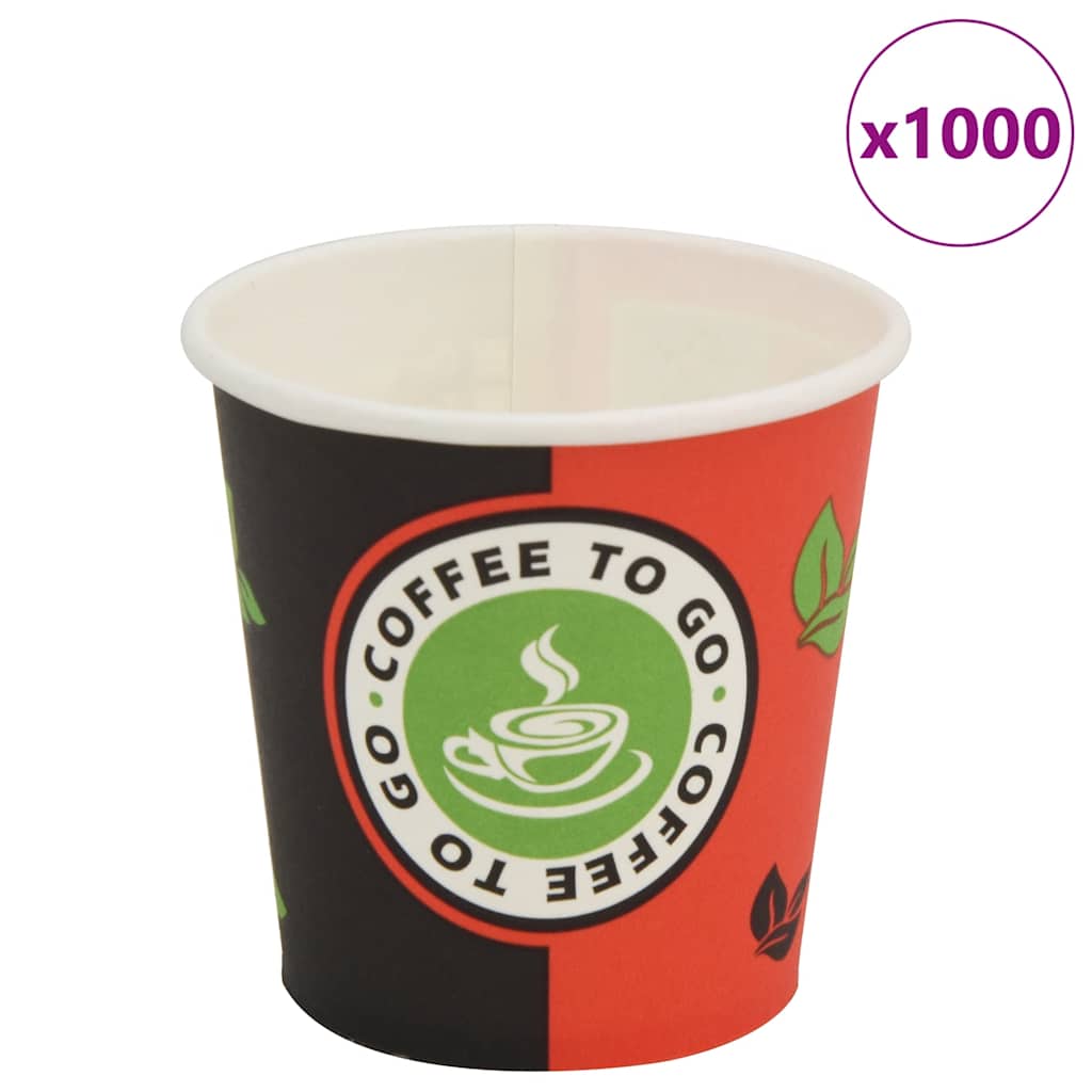 Vidaxl Papier à café jetable 120 ml (4 oz) 1000 pcs