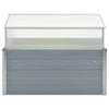 Vidaxl tuinkas 100x100x85 cm gris en acier galvanisé