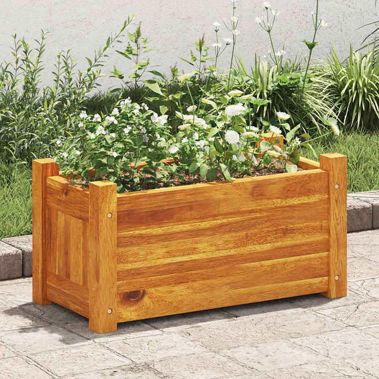 Vidaxl Planter surélevé 50x25x25 cm en bois Acacia