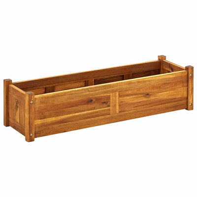 Vidaxl Planning Boîte élevée 100x30x25 cm ACACIA WOOD