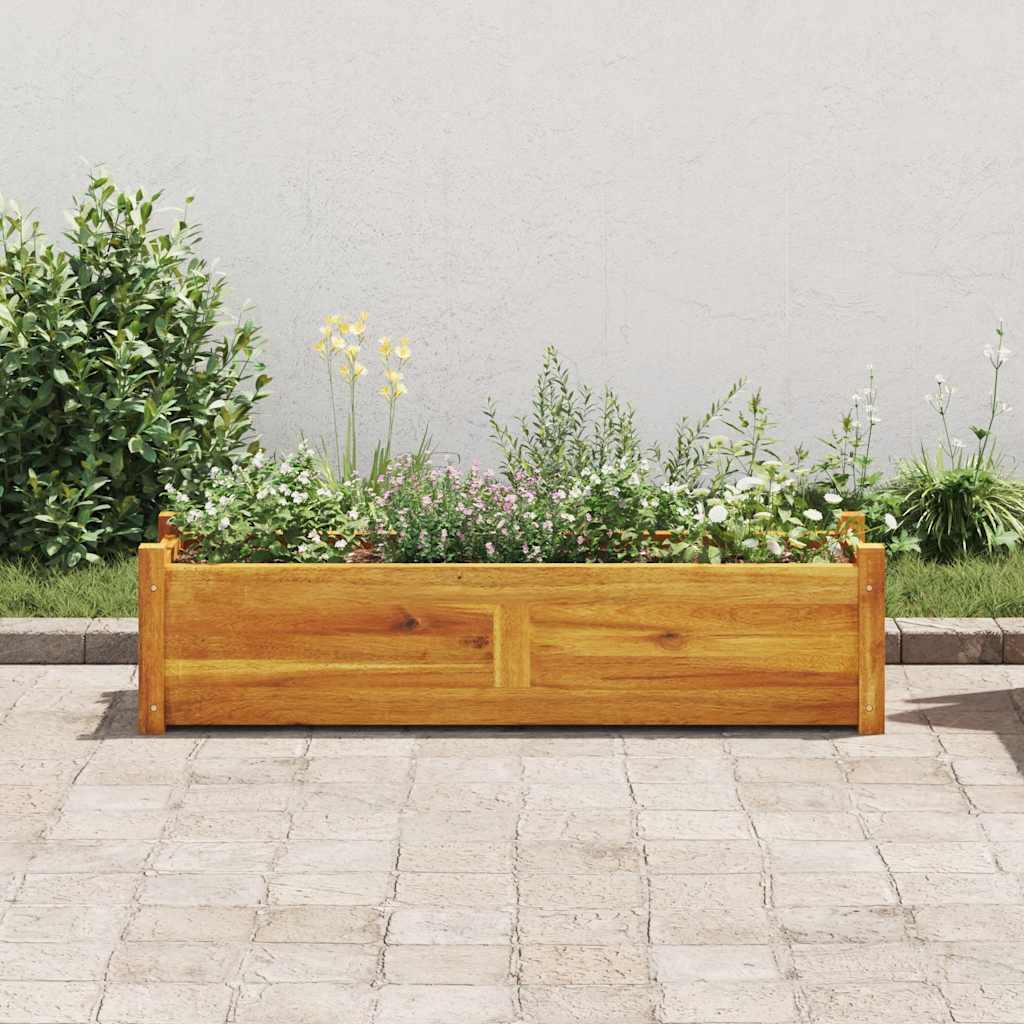 Vidaxl Planning Boîte élevée 100x30x25 cm ACACIA WOOD