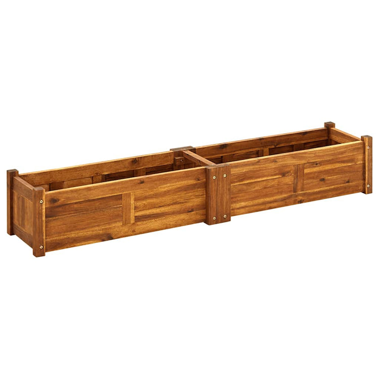 Vidaxl Planter élevé 150x30x25 cm Acaciahout