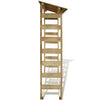 Stockage de bois de chauffage Vidaxl 150x44x176 cm Pine imprégnée