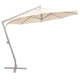 VidaXL parasols de jardin beige polyester