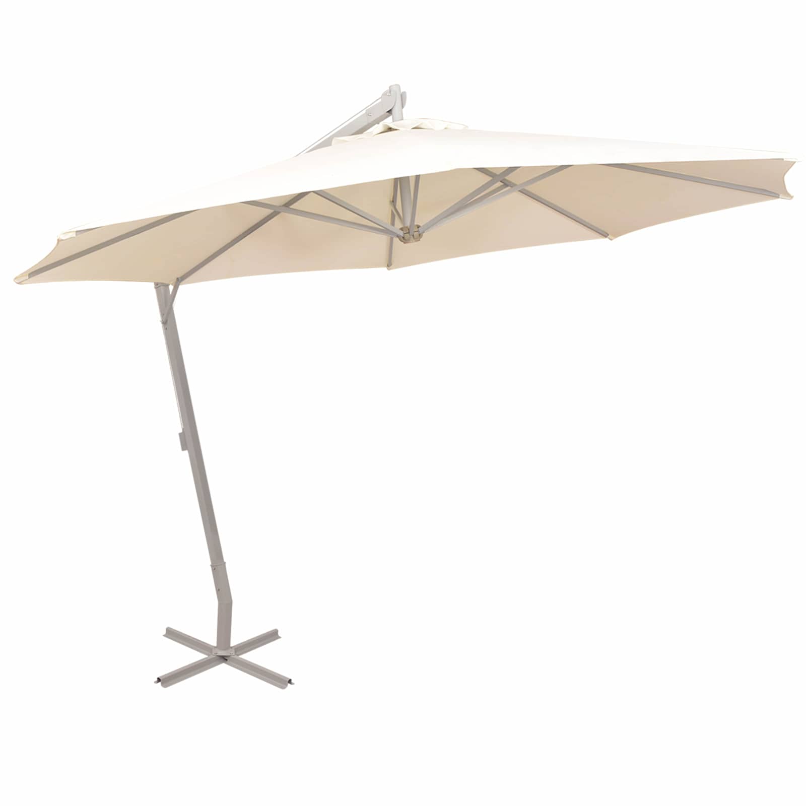 VidaXL parasols de jardin beige polyester