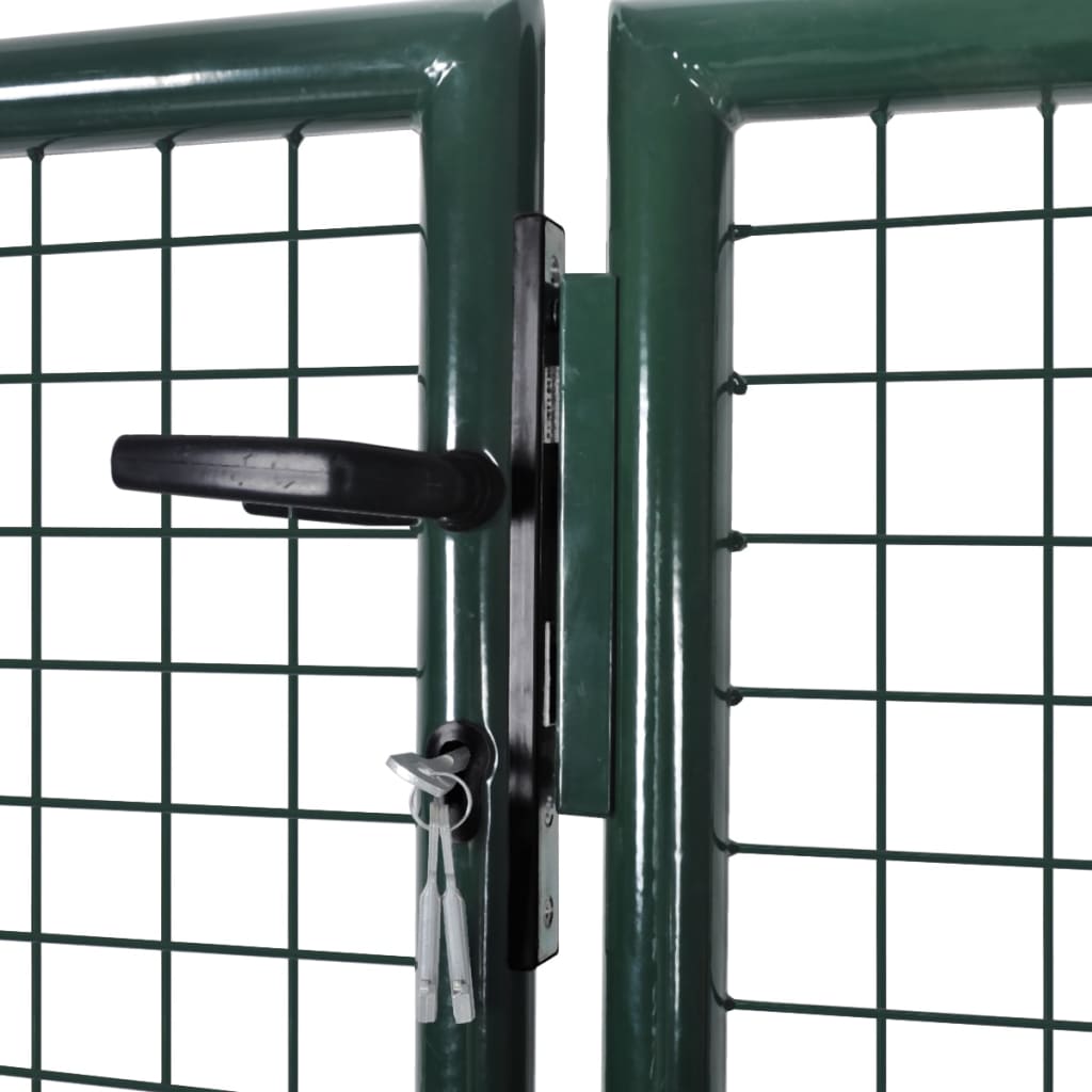Vidaxl Port 306x150 cm en acier vert