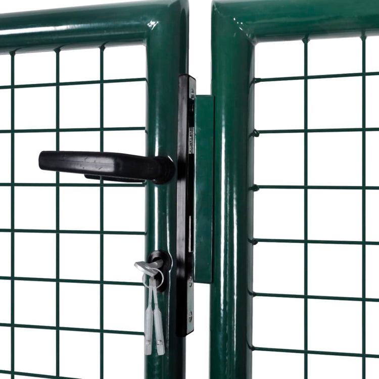 Vidaxl Port 306x150 cm en acier vert