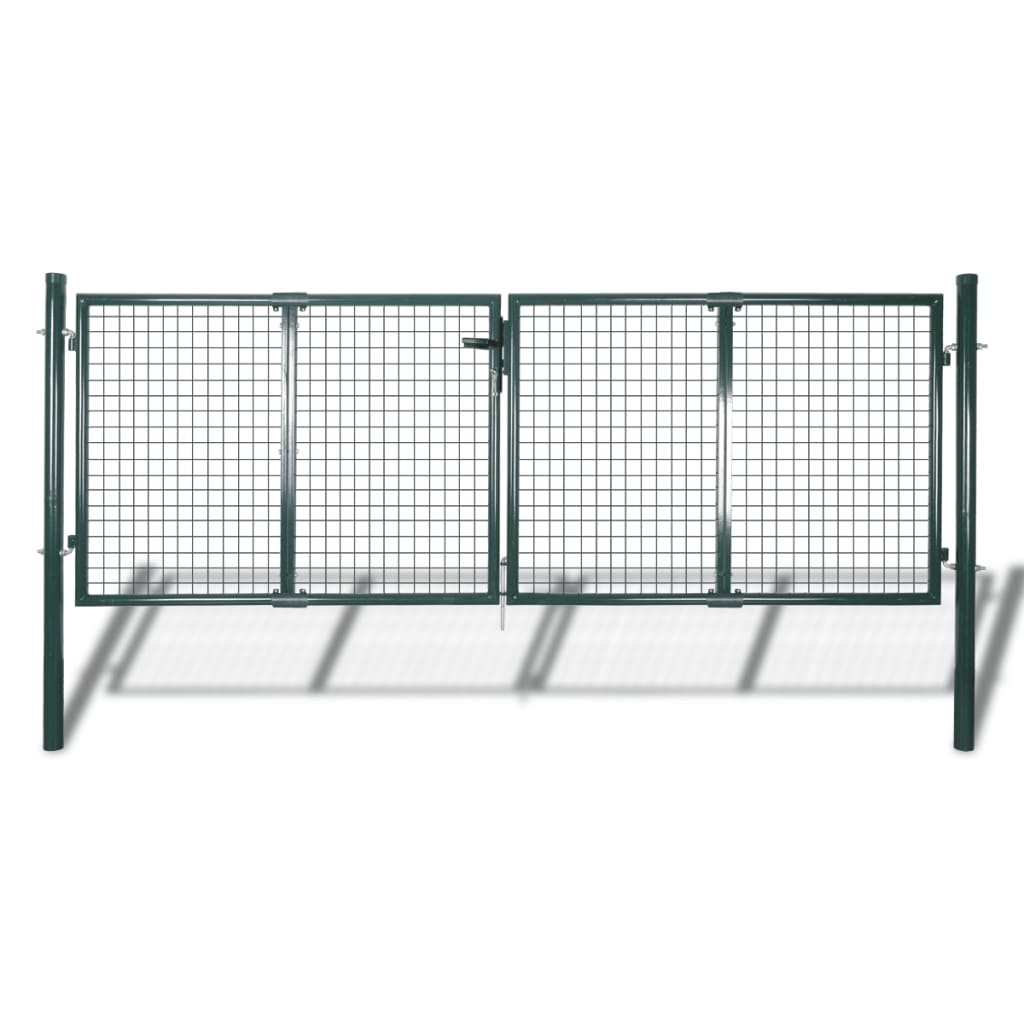 Vidaxl Port 306x175 cm en acier vert