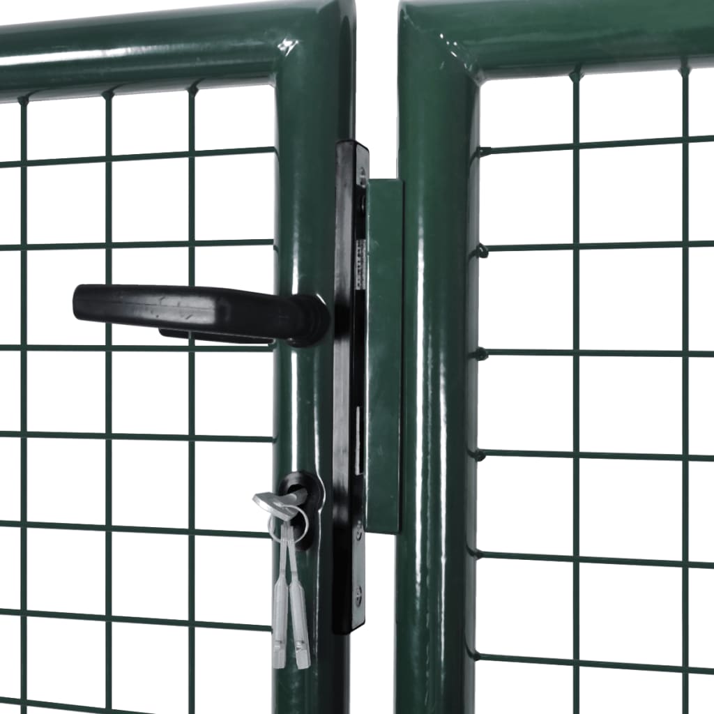 Vidaxl Port 306x175 cm en acier vert