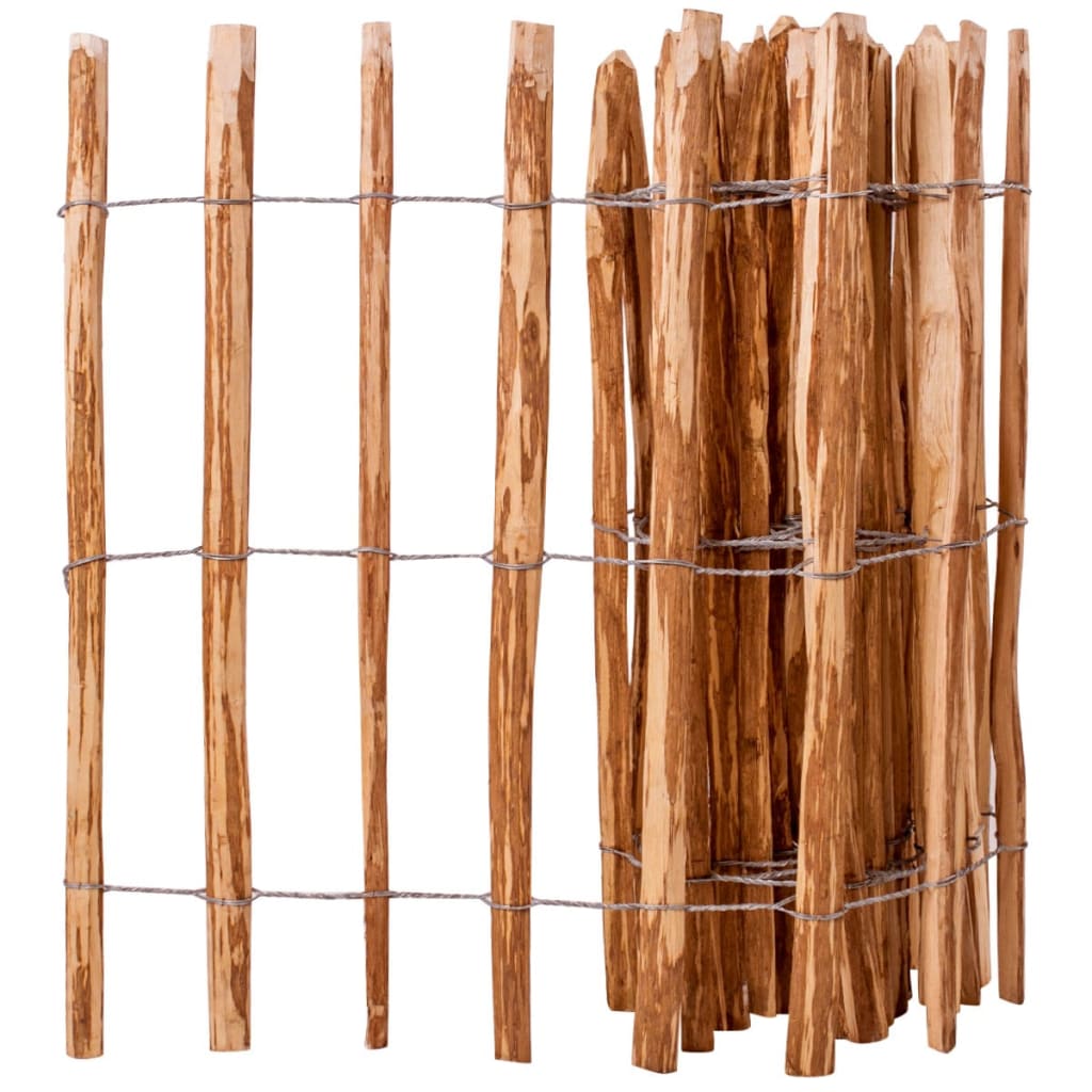 Vidaxl hek 90x500 cm Bois noisetier