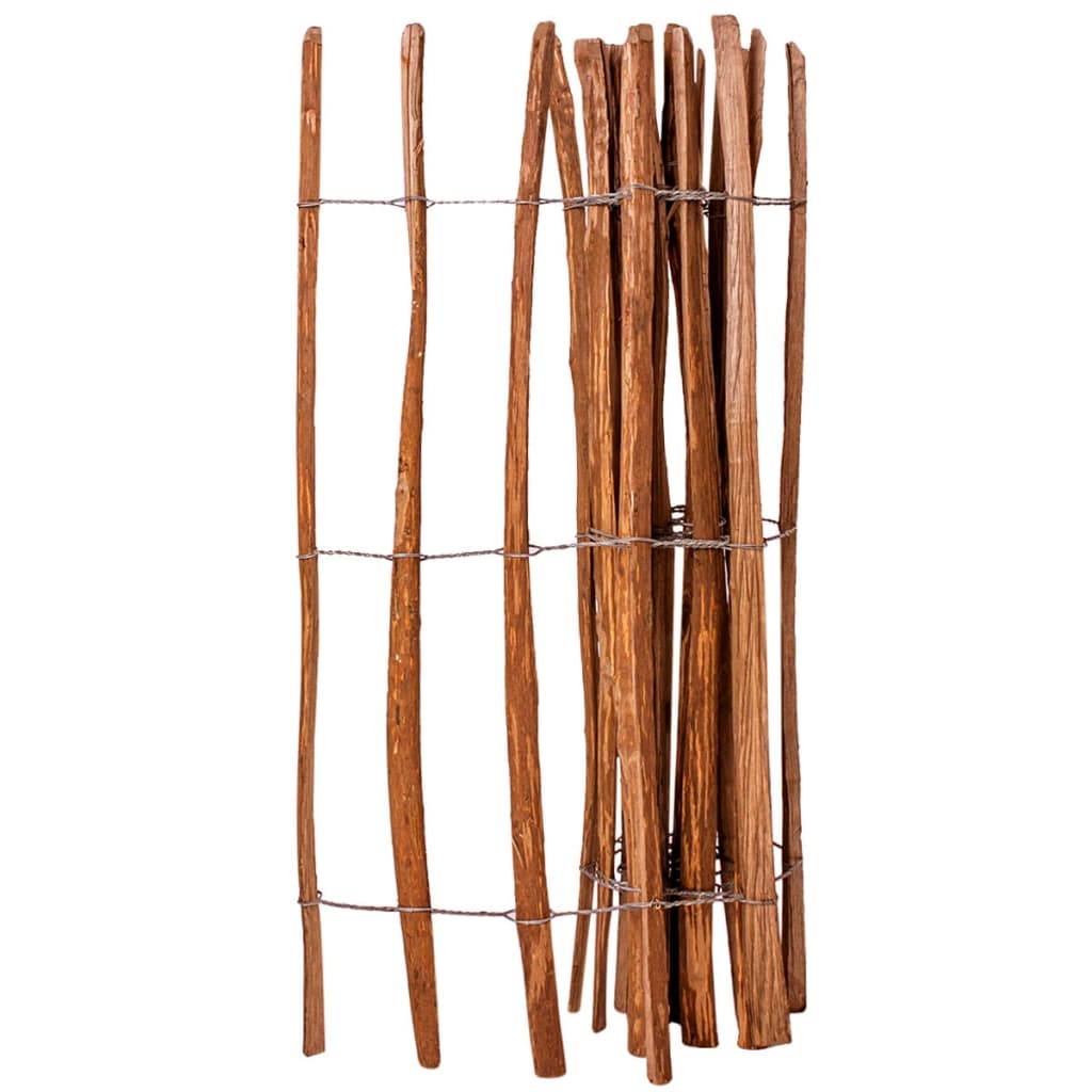 Fence Vidaxl 120x250 cm Bois noisetier