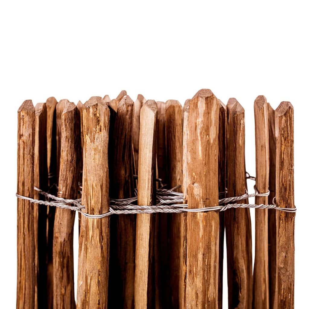 Fence Vidaxl 120x250 cm Bois noisetier