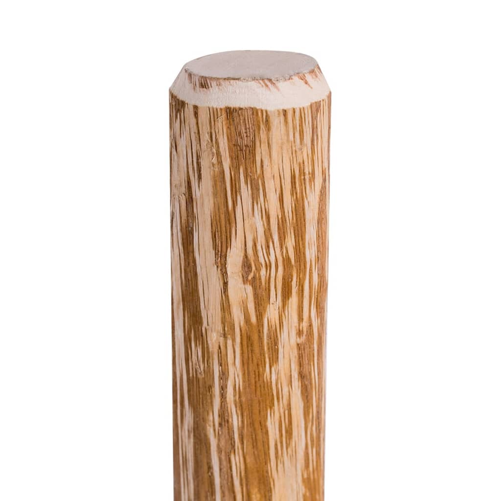 Posts de clôture vidaxl avec point 4 pcs 90 cm Bois noisette