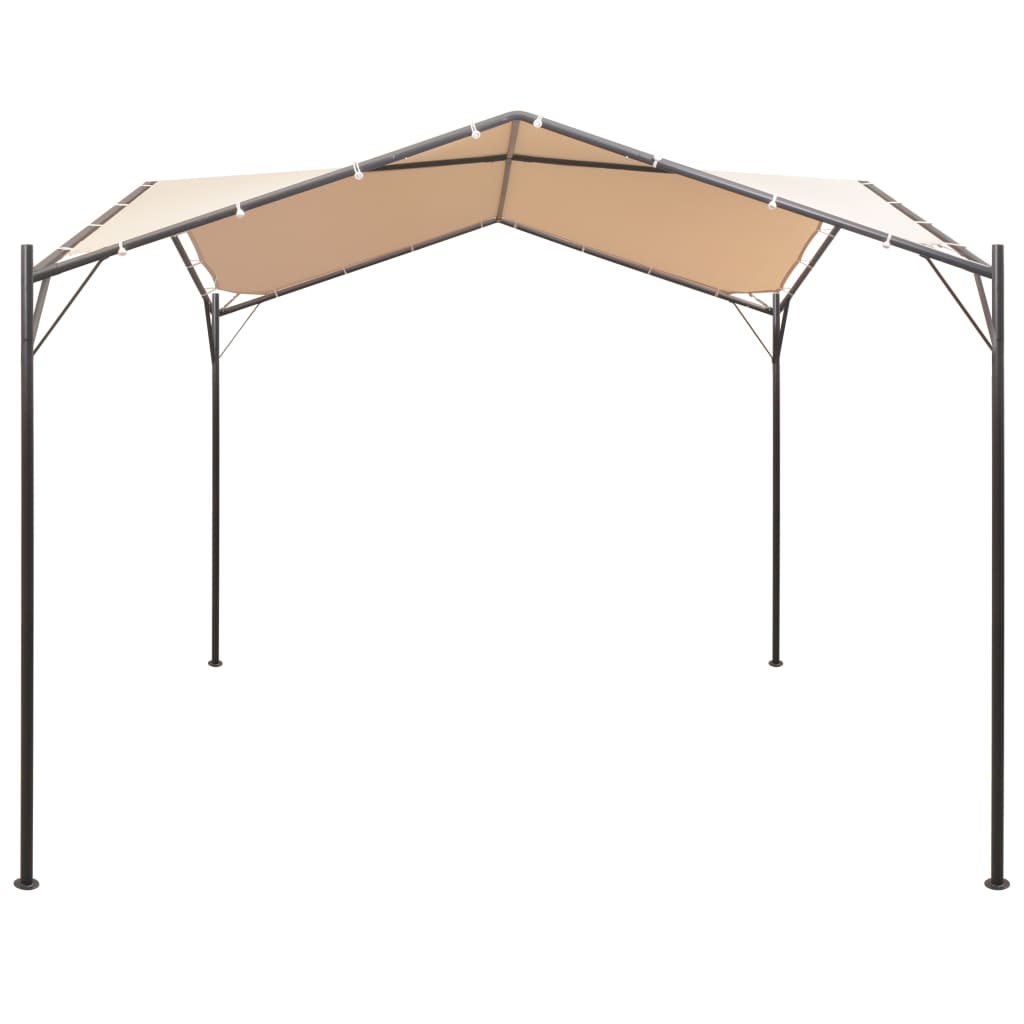 Vidaxl arbor 3x3 m beige en acier