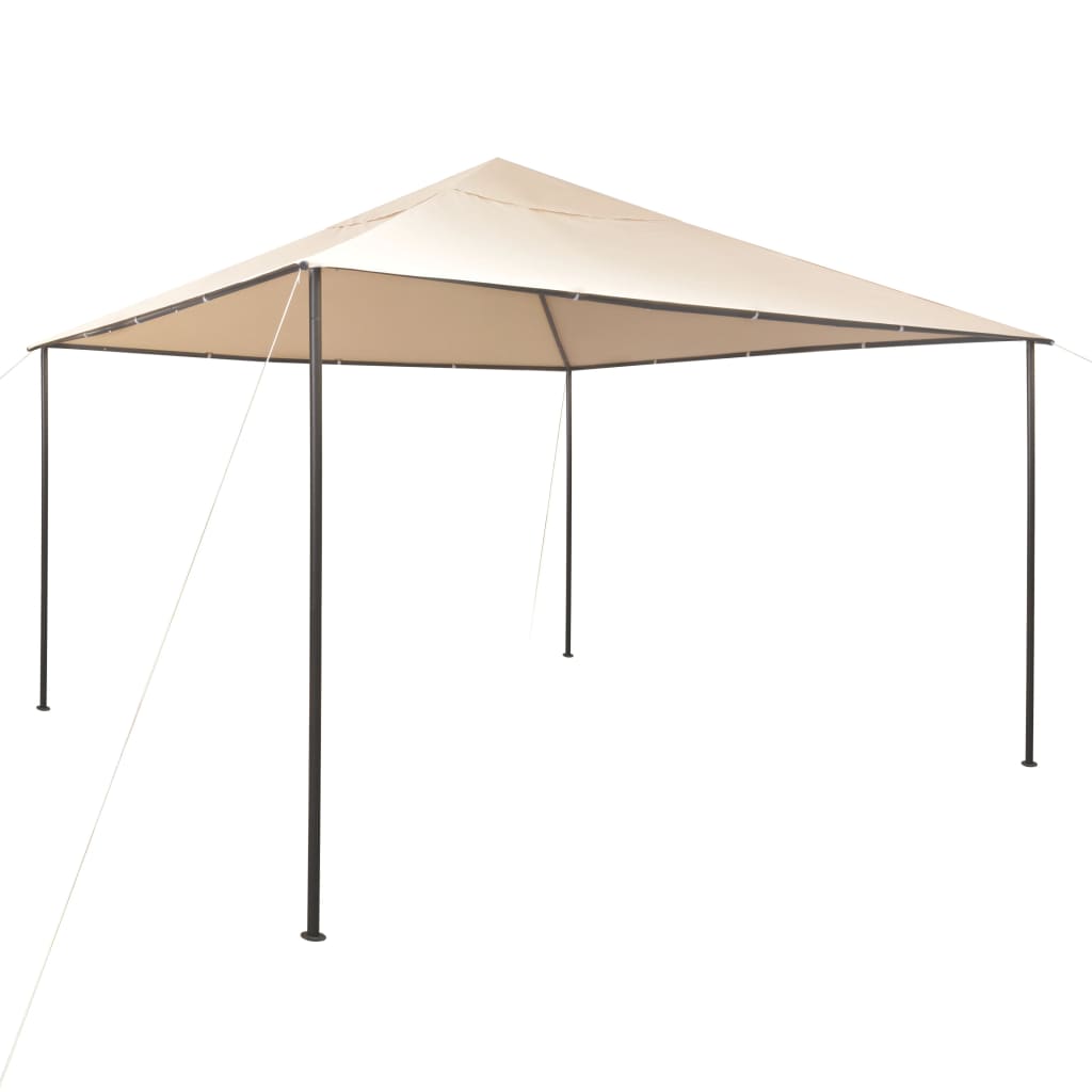 Vidaxl arbor 4x4 m beige en acier