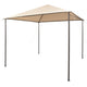 Vidaxl arbor 3x3 m beige en acier