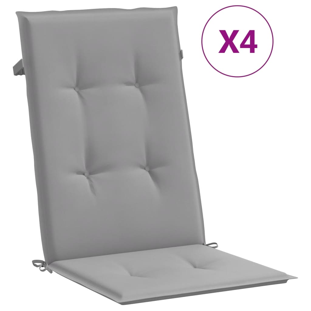 Coussins de chaise de jardin vidaxl 4