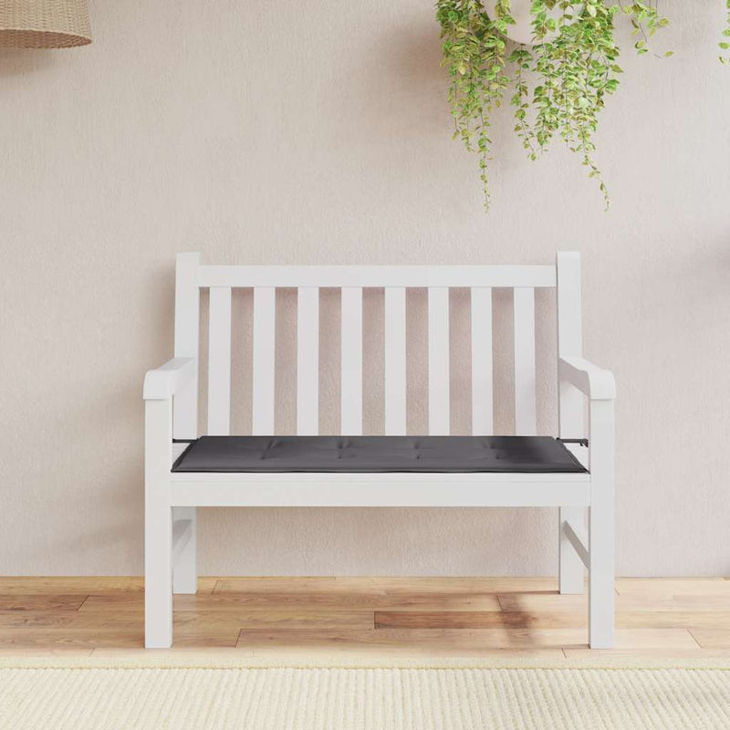 Vidaxl Garden Banc Cushion 120x50x3 cm Oxford Fabric Anthracite -Colored
