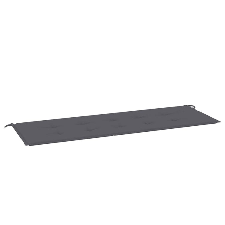 Vidaxl Garden Banc Cushion 150x50x3 cm Oxford Fabric Anthracite -Colored