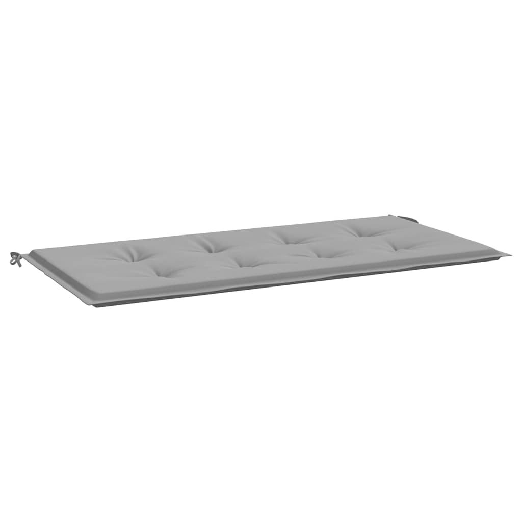 Vidaxl jardin banc coussin 120x50x3 cm oxford tissu gris