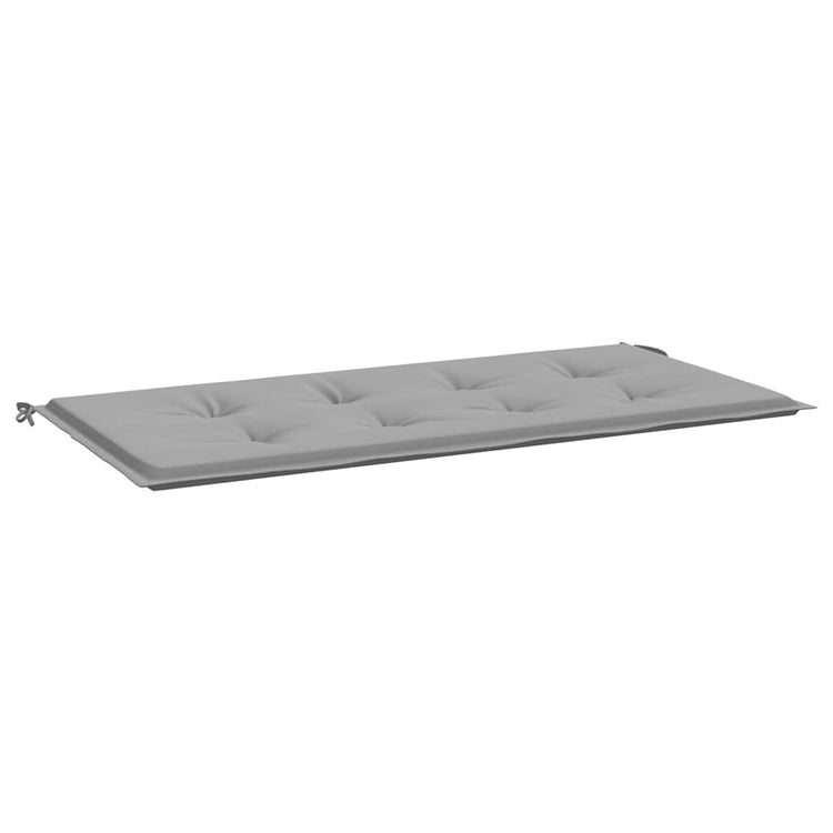 Vidaxl jardin banc coussin 120x50x3 cm oxford tissu gris